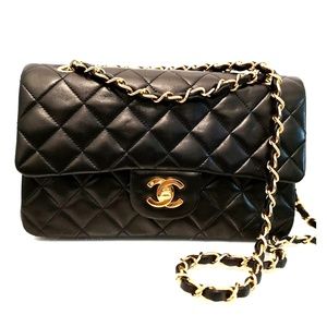 Chanel Small Double Flap Vintage Mint GHW